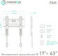 Кронштейн для телевизора Onkron FM1 черный 17