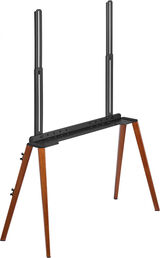 Подставка для телевизора Cactus CS-ST3646BKWN черный/ орех 49"-75" макс.40кг напольный