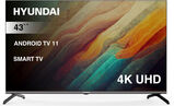 Телевизор LED Hyundai 43" H-LED43BU7006 Android TV Frameless Metal черный 4K Ultra HD 60Hz DVB-T DVB-T2 DVB-C DVB-S DVB-S2 USB WiFi Smart TV&nbsp;<img style='position: relative;margin:0' src='/image/only_to_order_edit.gif' alt='На заказ' title='На заказ' />