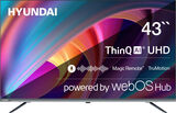 Телевизор LED Hyundai 43" H-LED43BU7100 WebOS Frameless Metal серый/ серый 4K Ultra HD 60Hz MEMC DVB-T DVB-T2 DVB-C DVB-S DVB-S2 USB WiFi Smart TV&nbsp;<img style='position: relative;margin:0' src='/image/only_to_order_edit.gif' alt='На заказ' title='На заказ' />