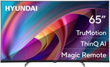 Телевизор LED Hyundai 65" H-LED65BU7100 WebOS Frameless Metal серый/ серый 4K Ultra HD 60Hz MEMC DVB-T DVB-T2 DVB-C DVB-S DVB-S2 USB WiFi Smart TV