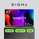 Телевизор QLED Digma 43 Телевизор QLED Digma 43