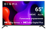 Телевизор QLED Digma 43" DM-LED43UQB31 Google TV Frameless Metal черный/ черный 4K Ultra HD 60Hz MEMC DVB-T DVB-T2 DVB-C DVB-S DVB-S2 USB WiFi Smart TV