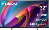 Телевизор LED Hyundai 32" H-LED32BS5100 WebOS Frameless Metal черный/ серый HD 60Hz DVB-T DVB-T2 DVB-C DVB-S DVB-S2 USB WiFi Smart TV