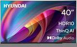 Телевизор LED Hyundai 40" H-LED40BS5100 WebOS Frameless Metal черный/ серый FULL HD 60Hz DVB-T DVB-T2 DVB-C DVB-S DVB-S2 USB WiFi Smart TV