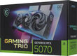 Видеокарта MSI PCI-E 5.0 RTX 5070 12G GAMING TRIO OC NVIDIA GeForce RTX 5070 12Gb 192bit GDDR7 2610/28000 HDMIx1 DPx3 HDCP Ret Видеокарта MSI PCI-E 5.0 RTX 5070 12G GAMING TRIO OC NVIDIA GeForce RTX 5070 12Gb 192bit GDDR7 2610/28000 HDMIx1 DPx3 HDCP Ret