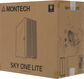 Корпус Montech Sky One Lite белый без БП ATX 5x120mm 5x140mm 2xUSB3.0 audio bott PSU Корпус Montech Sky One Lite белый без БП ATX 5x120mm 5x140mm 2xUSB3.0 audio bott PSU