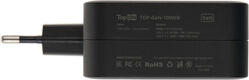 Блок питания TopON TOP-GaN-100WB автоматический 100W 5V-20V 5A 2xUSB от бытовой электросети LED индикатор Блок питания TopON TOP-GaN-100WB автоматический 100W 5V-20V 5A 2xUSB от бытовой электросети LED индикатор