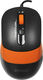 Мышь A4Tech Fstyler FM10 черный/оранжевый оптическая 1600dpi USB 4but (FM10 ORANGE) Мышь A4Tech Fstyler FM10 черный/оранжевый оптическая 1600dpi USB 4but (FM10 ORANGE)