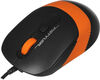 Мышь A4Tech Fstyler FM10 черный/оранжевый оптическая 1600dpi USB 4but (FM10 ORANGE) Мышь A4Tech Fstyler FM10 черный/оранжевый оптическая 1600dpi USB 4but (FM10 ORANGE)
