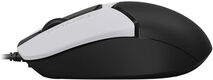 Мышь A4Tech Fstyler FM12 Panda белый/черный оптическая 1200dpi USB 3but Мышь A4Tech Fstyler FM12 Panda белый/черный оптическая 1200dpi USB 3but