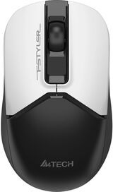 Мышь A4Tech Fstyler FG12S Panda белый/ черный оптическая 1200dpi silent беспров. USB 3but