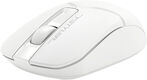 Мышь A4Tech Fstyler FB12S белый оптическая 1200dpi silent беспров. BT/Radio USB 2but (FB12S USB WHITE)