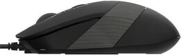 Мышь A4Tech Fstyler FM10S черный/серый оптическая 1600dpi silent USB 3but (FM10S USB GREY)