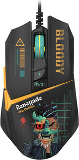 Мышь A4Tech Bloody W63 Max Renegade черный/ рисунок оптическая 12000dpi USB (W63 MAX)&nbsp;<img style='position: relative;margin:0' src='/image/only_to_order_edit.gif' alt='На заказ' title='На заказ' />