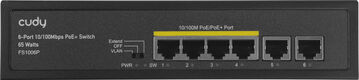 Коммутатор Cudy FS1006P (L2) 6x100Мбит/с 4PoE+ 60W неуправляемый