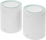 Бесшовный Mesh роутер Cudy M1300 (M1300(2-PACK)) AC1200 10/ 100/ 1000BASE-TX белый (упак.:2шт)