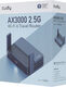 Маршрутизатор Cudy TR3000 AX3000 10/100/1000/2500BASE-T синий Маршрутизатор Cudy TR3000 AX3000 10/100/1000/2500BASE-T синий