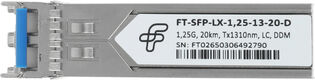 Трансивер Future Technologies FT-SFP-LX-1,25-13-20-D Трансивер Future Technologies FT-SFP-LX-1,25-13-20-D