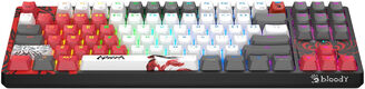 Клавиатура A4Tech Bloody WS87 Naraka механическая черный/красный USB беспроводная BT/Radio Multimedia for gamer LED (WS87) Клавиатура A4Tech Bloody WS87 Naraka механическая черный/красный USB беспроводная BT/Radio Multimedia for gamer LED (WS87)