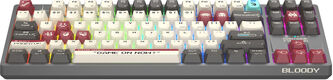 Клавиатура A4Tech Bloody WS87 механическая серый/красный USB беспроводная BT/Radio Multimedia for gamer LED (WS87) Клавиатура A4Tech Bloody WS87 механическая серый/красный USB беспроводная BT/Radio Multimedia for gamer LED (WS87)