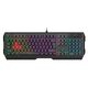 Клавиатура A4Tech Bloody B140N черный USB Multimedia for gamer LED (подставка для запястий) (B140N)