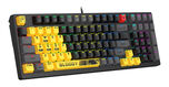 Клавиатура A4Tech Bloody S98 механическая желтый/серый USB for gamer LED (SPORTS LIME)