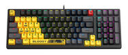 Клавиатура A4Tech Bloody S98 механическая желтый/серый USB for gamer LED (SPORTS LIME)