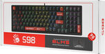 Клавиатура A4Tech Bloody S98 механическая черный/красный USB for gamer LED (S98 RED) Клавиатура A4Tech Bloody S98 механическая черный/красный USB for gamer LED (S98 RED)