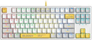 Клавиатура A4Tech Bloody S87 Energy механическая белый/желтый USB for gamer LED (S87 USB ENERGY WHITE) Клавиатура A4Tech Bloody S87 Energy механическая белый/желтый USB for gamer LED (S87 USB ENERGY WHITE)