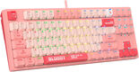 Клавиатура A4Tech Bloody S87 Energy механическая розовый USB for gamer LED (S87 USB ENERGY PINK) Клавиатура A4Tech Bloody S87 Energy механическая розовый USB for gamer LED (S87 USB ENERGY PINK)