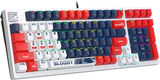 Клавиатура A4Tech Bloody S98 Sports Navy BLMS Plus механическая синий/белый USB for gamer LED (S98 SPORTS NAVY BLMS RED PLUS) Клавиатура A4Tech Bloody S98 Sports Navy BLMS Plus механическая синий/белый USB for gamer LED (S98 SPORTS NAVY BLMS RED PLUS)