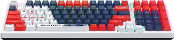 Клавиатура A4Tech Bloody S98 Sports Navy BLMS Plus механическая синий/белый USB for gamer LED (S98 SPORTS NAVY BLMS RED PLUS) Клавиатура A4Tech Bloody S98 Sports Navy BLMS Plus механическая синий/белый USB for gamer LED (S98 SPORTS NAVY BLMS RED PLUS)