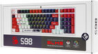 Клавиатура A4Tech Bloody S98 Sports Navy BLMS Plus механическая синий/белый USB for gamer LED (S98 SPORTS NAVY BLMS RED PLUS) Клавиатура A4Tech Bloody S98 Sports Navy BLMS Plus механическая синий/белый USB for gamer LED (S98 SPORTS NAVY BLMS RED PLUS)