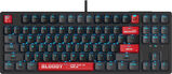 Клавиатура A4Tech Bloody AT87 механическая черный/ красный USB for gamer LED (AT87)
