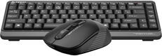 Клавиатура + мышь A4Tech Fstyler FG1110 клав:черный/серый мышь:черный/серый USB беспроводна (уценка) Клавиатура + мышь A4Tech Fstyler FG1110 клав:черный/серый мышь:черный/серый USB беспроводна (уценка)