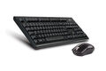 Клавиатура + мышь A4Tech 3000NS клав:черный мышь:черный USB беспроводная Multimedia Клавиатура + мышь A4Tech 3000NS клав:черный мышь:черный USB беспроводная Multimedia