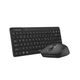 Клавиатура + мышь A4Tech Fstyler FG2200 Air2 клав:черный мышь:черный USB беспроводная slim (FG2200 AIR2 BLACK)
