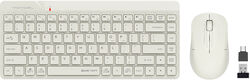 Клавиатура + мышь A4Tech Fstyler FG2200 Air2 клав:бежевый мышь:бежевый USB беспроводная slim (FG2200 AIR2 BEIGE) Клавиатура + мышь A4Tech Fstyler FG2200 Air2 клав:бежевый мышь:бежевый USB беспроводная slim (FG2200 AIR2 BEIGE)
