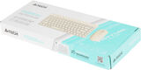 Клавиатура + мышь A4Tech Fstyler FG2200 Air2 клав:бежевый мышь:бежевый USB беспроводная slim (FG2200 AIR2 BEIGE)