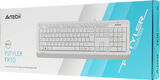 Клавиатура A4Tech Fstyler FK10 белый/серый USB (FK10 WHITE)