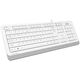 Клавиатура A4Tech Fstyler FK10 белый/серый USB (FK10 WHITE)