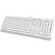 Клавиатура A4Tech Fstyler FK10 белый/серый USB (FK10 WHITE)