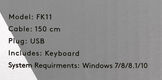 Клавиатура A4Tech Fstyler FK11 белый USB slim