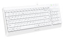 Клавиатура A4Tech Fstyler FK15 белый USB (FK15 WHITE)