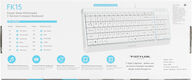 Клавиатура A4Tech Fstyler FK15 белый USB (FK15 WHITE)