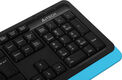Клавиатура A4Tech Fstyler FKS10 черный/синий USB (FKS10 BLUE)