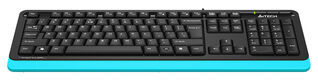 Клавиатура A4Tech Fstyler FKS10 черный/синий USB (FKS10 BLUE)