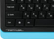 Клавиатура A4Tech Fstyler FKS10 черный/синий USB (FKS10 BLUE)