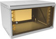Шкаф коммутационный Suprlan ТВЛ-6U-600-450-СР (05-1063) настенный 6U 600x450мм пер.дв.стекл направл.под закл.гайки 70кг RAL 7035 385мм 15.7кг 360мм металл